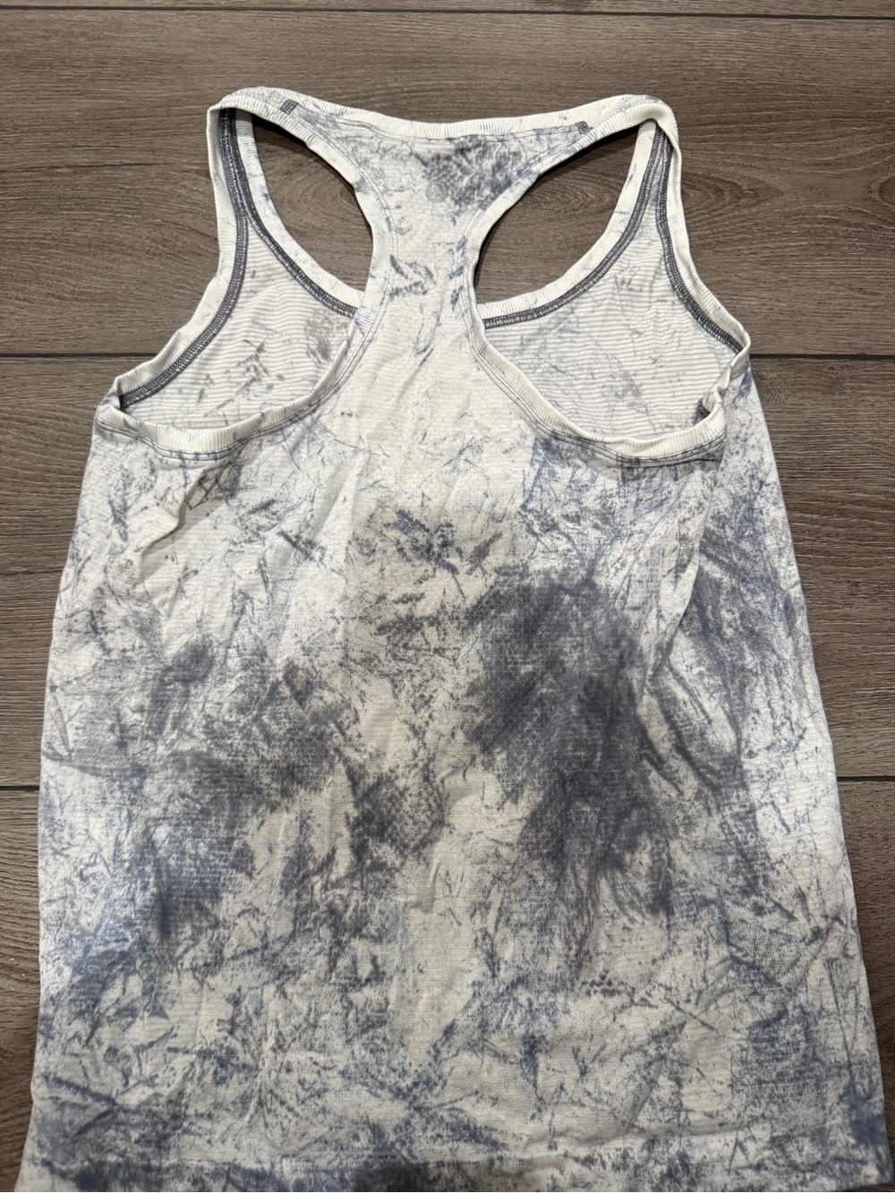 lululemon athletica Women's Tie-Dye Racerback Tank - White & Gray